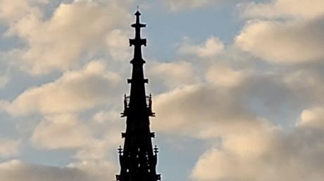 Der Ulmer Münsterturm ist 161 Meter hoch und der höchste auf der Welt.  Bald kann man wieder (etwas ) hoch hinaus. 