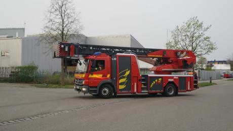 Zum Kreisbauhof im Ecknacher Industriegebiet wurde die Feuerwehr am Dienstagmorgen gerufen. Die freiwilligen Helfer mussten allerdings nicht mehr eingreifen.