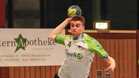 Vier Treffer gelangen Simon Lechner vom TSV Bäumenheim in Gersthofen. Den Sieg konnte sein Team jedoch knapp nicht davontragen.                                                  