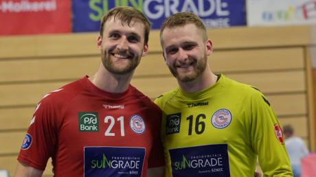 Nach dem Heimsieg gegen Rothenburg war alles in Ordnung beim VfL Günzburg (hier Daniel Jäger und Patrick Bieber). Diesen Optimismus müssen sich die Weinroten nun wieder zurückholen. 