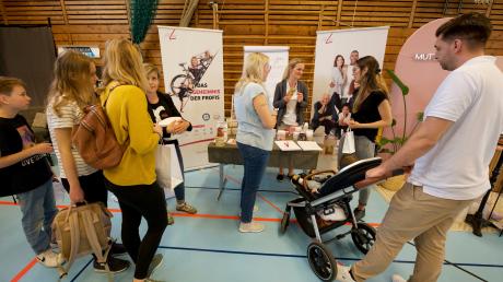 Bei der Gsundheitsmesse in Landsberg konnte sich die Besucherinnen und Besucher auch am Stand von FitLine informieren.