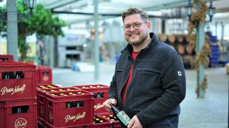 Seit 2017 gibt es das Lauinger Braumadl-Bier von Benedikt Deniffel.