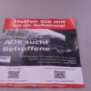 Diese Flugblätter wurden in Nördlingen verteilt. Die Polizei ermittelt jetzt.