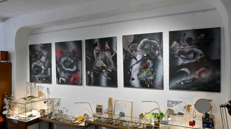 Hartmut van Riesen Ausstellung bei Kunsthandel Grimme: Acryl auf Leinwand ohne Titel alles