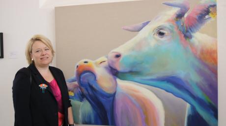 Am Wochenende vom 26. bis 28. April ist die letzte Gelegenheit, um die Mitgliederausstellung im Kunstverein Bad Wörishofen anzuschauen. Melanie Elmers aus Türkheim ist eine von vielen ausstellenden Künstlerinnen.