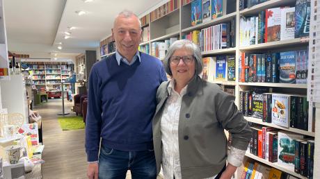 Franz und Christine Gerblinger leiten die Buchhandlung Gerblinger in Wertingen.
