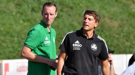 Die beiden Trainer Manuel Schmid und Franz Stroh standen beim FC Horgau auf dem Spielberichtsbogen.