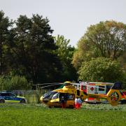 Ein 75-Jähriger musste am Dienstag von Megesheim aus ins Krankenhaus geflogen werden.
