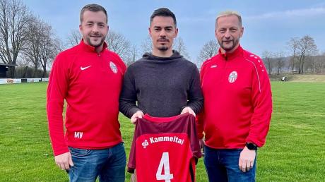Willkommen bei der SG Kammeltal: Eduard Thommy (Mitte) wird 24/25 Spielertrainer.