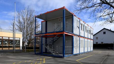 Die alten Container an der Grund- und Mittelschule in Diedorf haben bald ausgedient. Sie werden durch eine moderne Modulanlage ersetzt. Pädagogisch bietet das viele Vorteile.
