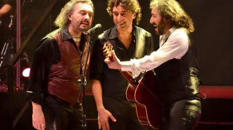Sie werden die "Italian Bee Gees" genannt, die Brüder Walter, Davide und Pasquale Egiziano. In Ulm traten sie mit dem Bee Gees Musical "Massachusetts" auf.
