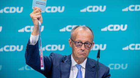 Friedrich Merz beim CDU-Parteitag 2024.