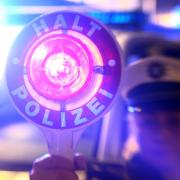 Die Polizei hat ein Auto in Nördlingen angehalten.