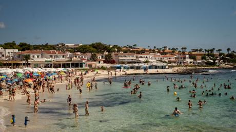 Auf Menorca wurde ein Strand gesperrt, da ein Hai gesichtet wurde.