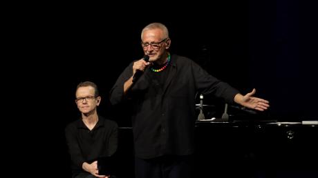 Konstantin Wecker trat in der Stadthalle Gersthofen unter dem Titel "Lieder meines Lebens" auf.