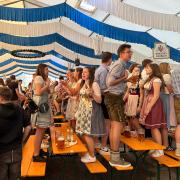 Beste Stimmung herrschte an den vier Tagen des Kühbacher Brauereifestes im Festzelt. 