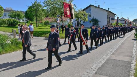 Die Feuerwehr Issing hat ihr 150-jähriges Bestehen gefeiert.