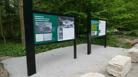 Die beiden Infotafeln sind ein Projekt des Fliegerhorstmuseums Leipheim mit Unterstützung der Stadt und finanzieller Förderung durch das Bayerische Landesamt für Denkmalpflege.