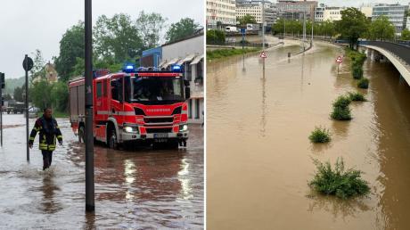 Das Saarland ist in weiten Teilen überschwemmt. Rettungskräfte sind im Dauereinsatz.