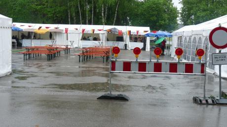 Das türkische Kulturfest in Rain trotzt dem Wetter.