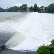 Der Landkreis Landsberg ist angesichts des Hochwassers in der Region bislang glimpflich davongekommen.
