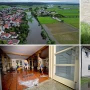 Überall Hochwasser: Die Einsatzkräfte im Landkreis Neu-Ulm und im benachbarten Unterallgäu sind im Dauereinsatz. Erste Aufräumarbeiten laufen.