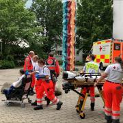 Die Stiftungsklinik in Weißenhorn ist am Sonntagnachmittag wegen Hochwassergefahr vorsorglich evakuiert worden. 