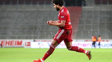 War mit drei Toren und zwei Vorlagen gegen den VfB Stuttgart äußerst erfolgreich: Bayerns Serge Gnabry.