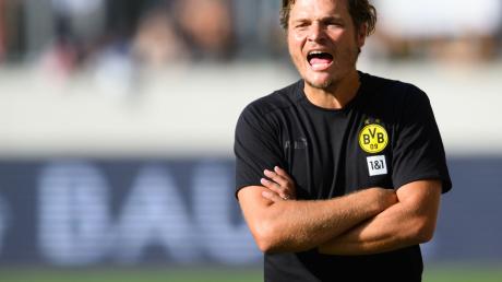 Kommt bei den Dortmunder Fans schon mal gut an: BVB-Trainer Edin Terzic.