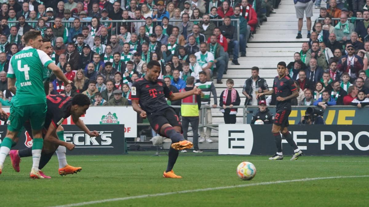 #31. Spieltag: Rekordsieg in Bremen: Bayern weiter auf Titelkurs