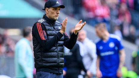 Bayerns Trainer Thomas Tuchel will mit seiner Mannschaft im Titelkampf vorlegen.