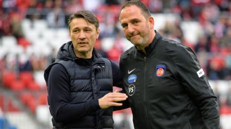 Niko Kovac (l) und Frank Schmidt kennen sich bereits seit 2019.