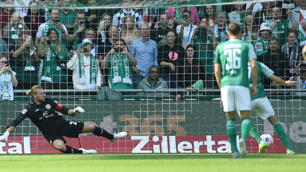 #3. Spieltag: Sieg gegen Mainz: Werder steckt Füllkrug-Abgang weg