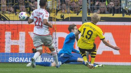 Dortmunds Julian Brandt dreht mit seinem Treffer die Partie gegen Union Berlin.