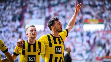 Marco Reus (l) und Mats Hummels zeigen derzeit starke Leistungen im BVB-Trikot.