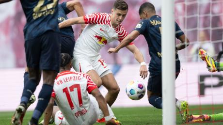 RB Leipzig (weiße Trikots) musste sich mit einem 0:0 gegen Mainz zufrieden geben.