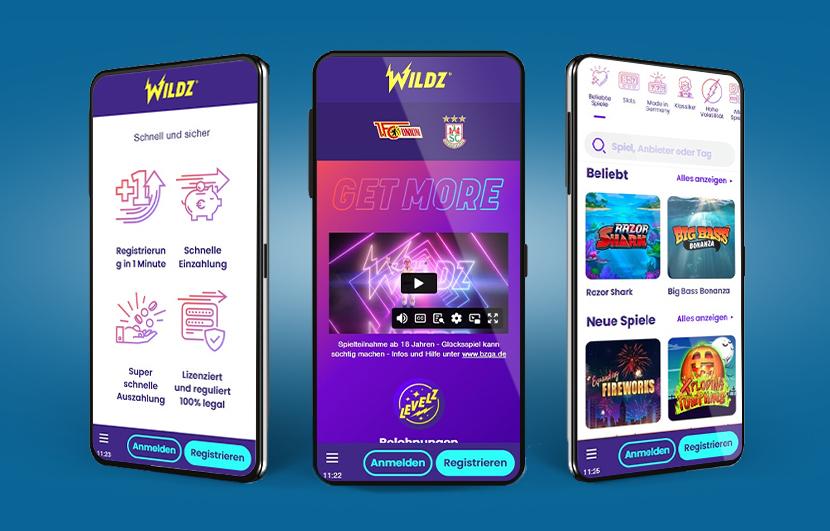Die Casino App von Wildz.