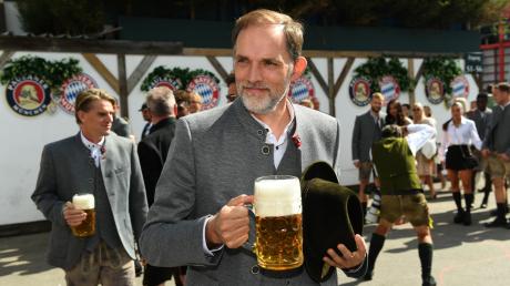 Bayern-Trainer Thomas Tuchel auf dem Oktoberfest.