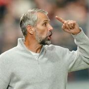 Konnte in Wiesbaden wieder auf Keeper Peter Gulacsi bauen: Leipzig-Coach Marco Rose.