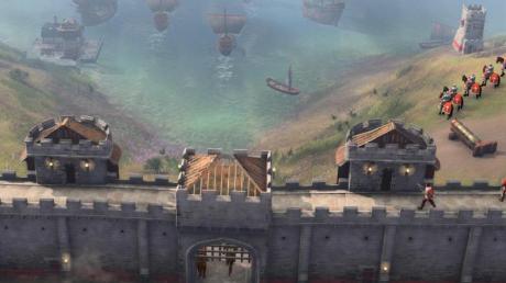 Dicke Schiffe, dicke Mauern und dicke Kanonen: «Age of Empires IV» macht Spielerinnen und Spieler zu Lenkern großer Reiche und ihrer Heere.
