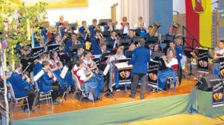 Der Musikverein „Donauklang“ gab ein viel beachtetes Konzert in der Gemeindehalle Blindheim. 
