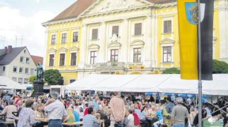 Musik, Speis, Tank und Stimmung auf dem Lauinger Marktplatz gibt es heuer beim Cityfest nicht. Das dreitägige Event entfällt in diesem Jahr.  