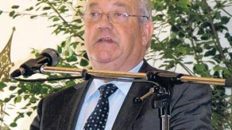 Der ehemalige Landwirtschaftsminister Josef Miller hielt die Festrede.