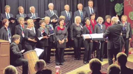 Die Cäcilienserenade der Chorgemeinschaft aus Wittislingen begeisterte das Publikum.  