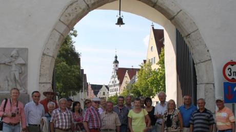 Gundelfinger treffen auf Gundelfinger: Zwölf Besucher aus dem Breisgau waren gestern an der Donau zu Besuch.   

