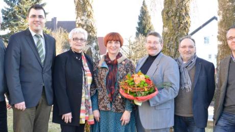 Am 1. März feiert der Bürgerservice Bachtal seinen 5. Geburtstag (von links) Heinz Mack, Tobias Steinwinter, Ingrid Krämmel, Andrea Zink-Edelmann, Bernd Steiner, Otto Kurz und Andreas Raab. 
