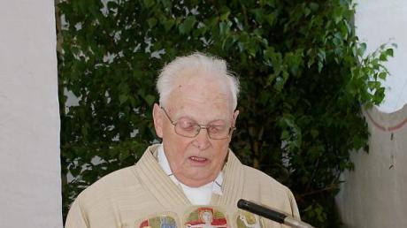 Feierte am Samstag sein 60-jähriges Priesterjubiläum. Monsignore Josef Philipp aus Ziertheim 