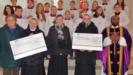 Die Ministrantengemeinschaft und der Seniorenkreis Bissingen sammelte für die Schwestern im Kloster Maria Medingen. 