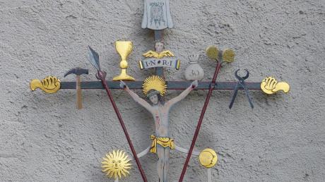 Dieses Kreuz aus dem Jahr 1780 ist am Ölberg im Reistinger Friedhof aufgestellt worden. 