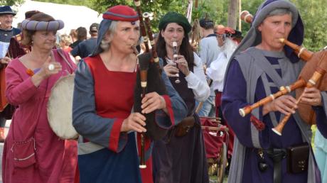 Die Gundelfinger Gruppe Gundelgaukeley darf bei historischen Festen in der Gärtnerstadt nicht fehlen. 